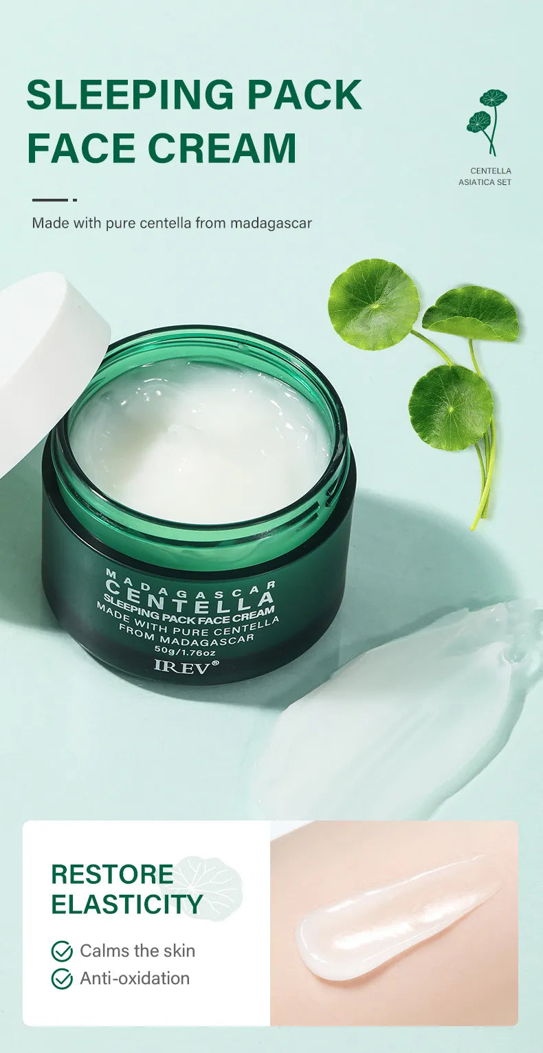 Private Label Skin Repair Centella Skin Care Kit Soothes Acne Face Care Centella Asiatica Extract Natural Facial Skin Care Set